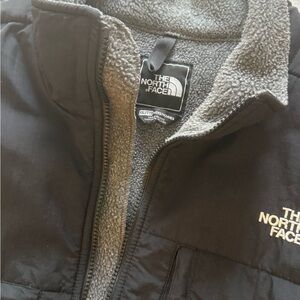 The North Face Black Jacket with Gray Sherpa Lining